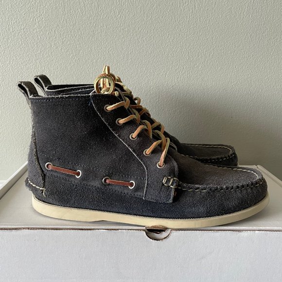Ralph Lauren - Navy Suede Boat Chukka Boots, size US8 main image 5